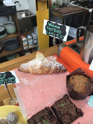 Vegan pastries! at WokeCup Cafe in Dublin