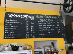 Coffee Menu  at WokeCup Cafe in Dublin