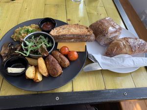 breakfast at WokeCup Cafe in Dublin