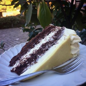 Vegan Eggnog Cake (: at Roswitha & Brigitte 3.0 in Nuremberg