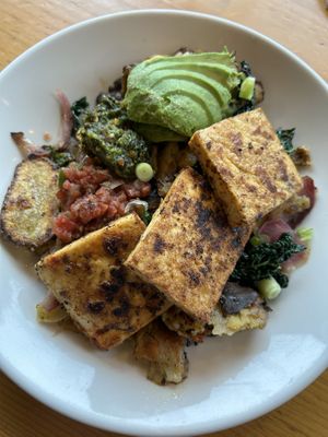 Phoenix potatoes (vegan version) - so good!   at Cafe Phoenix in Arcata