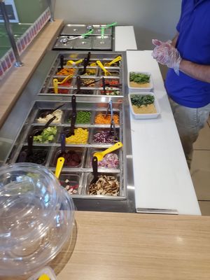 Tons of options at Giardino Gourmet Salads in Naples