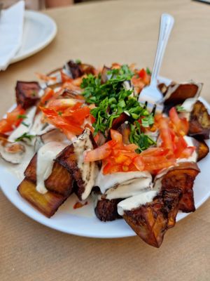 10. Moutabbal - Grilled aubergine, tahini at Zaatar Lebanese Syrian Cuisine in Ayia Napa