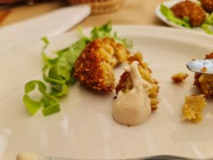 Falafel at Zaatar Lebanese Syrian Cuisine in Ayia Napa
