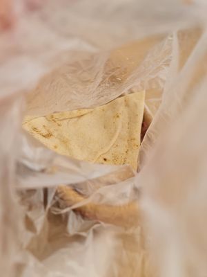 Lebanese flat bread at Zaatar Lebanese Syrian Cuisine in Ayia Napa