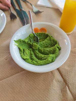 Hummus bil zaatar at Zaatar Lebanese Syrian Cuisine in Ayia Napa