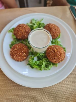 Falafel at Zaatar Lebanese Syrian Cuisine in Ayia Napa