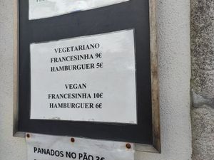 Prices at Pimenta Doce in Viana Do Castelo