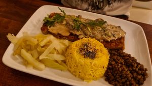 Seitan steak at Veget'Halles in Paris