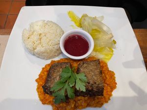 Mushroom rôtie   at Veget'Halles in Paris