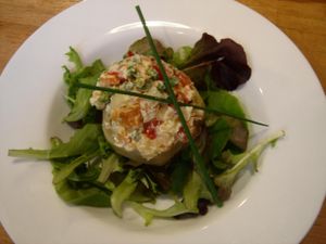 Plat du Jour Part 1: Entree
€15.90 (Price of Plat du Jour) at Veget'Halles in Paris