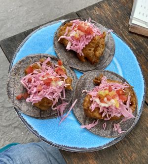 Cauliflower Taco 🌮   at Barba Negra in Holbox