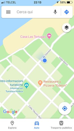 Location at Barba Negra in Holbox