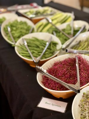 Beet Sprouts and more at Hippocrates Health Institute in West Palm Beach