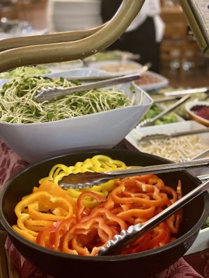 Red, Orange & Yellow Peppers  at Hippocrates Health Institute in West Palm Beach