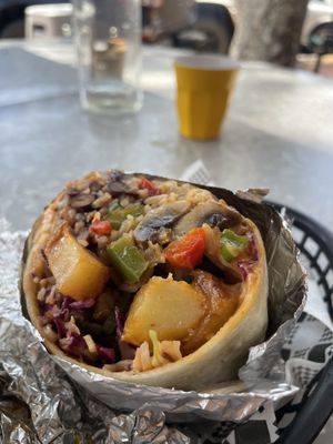 Vegan Burrito   at Hissy Fits Cafe in Tamworth