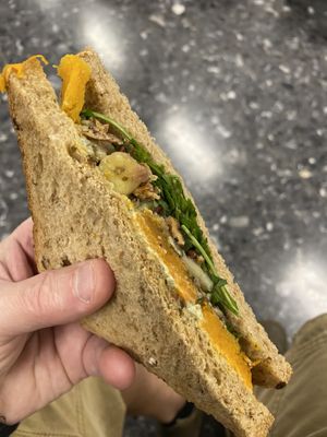 Xmas nut roast sandwich  at EDI - Pret a Manger - G13 in Edinburgh