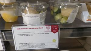 Hummus & cucumber bowl at EDI - Pret a Manger - G13 in Edinburgh