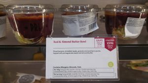 Açaí & Almond butter bowl at EDI - Pret a Manger - G13 in Edinburgh