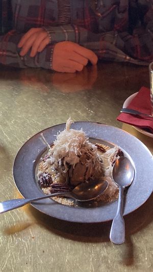 Sesame dessert  at NENI in Hamburg