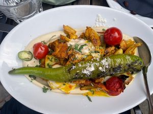 Vegan plate   at NENI in Hamburg