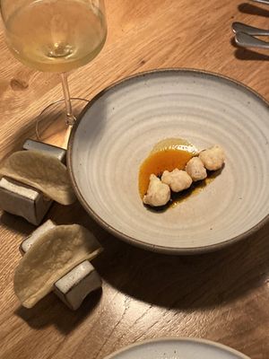 Anona, corn, ancho, guajillo  at Opa in Tel Aviv