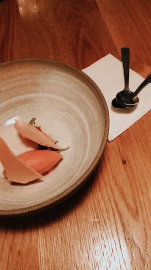 Strawberry and mint meringue  at Opa in Tel Aviv
