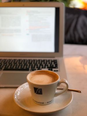 Amazing coffee ☕️  at Happy Food and Health  in Rotterdam