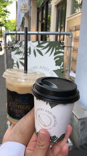 Coffee to go at Happy Food and Health  in Rotterdam
