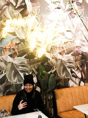 This lovely spot at Happy Food and Health  in Rotterdam