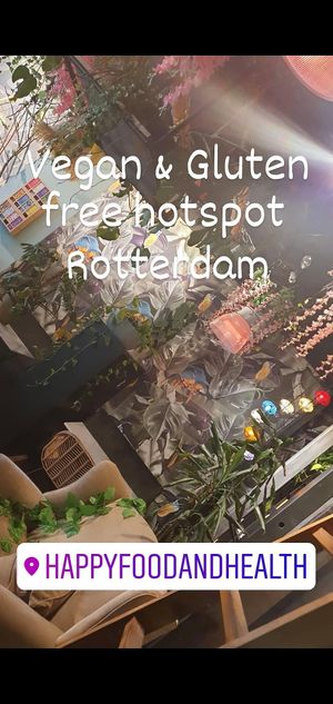 The interior at Happy Food and Health  in Rotterdam