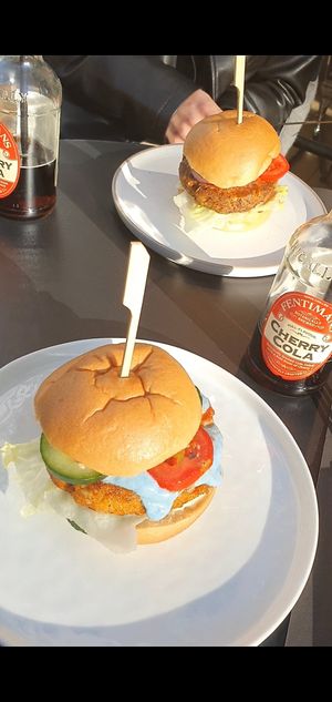 Save the ocean burger at Happy Food and Health  in Rotterdam