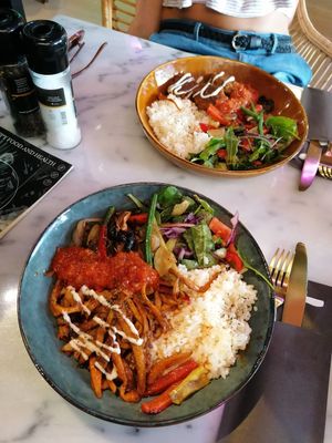 Amazing warm bowl with dönmez🌱 at Happy Food and Health  in Rotterdam