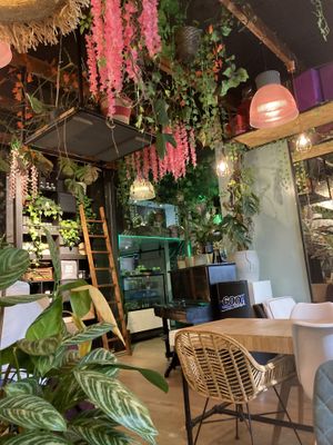 The beautiful interior at Happy Food and Health  in Rotterdam