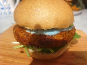 Ocean burger at Happy Food and Health  in Rotterdam