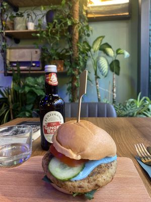 Save the ocean burger   at Happy Food and Health  in Rotterdam