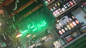 Very beautiful interior and bar!  at Happy Food and Health  in Rotterdam
