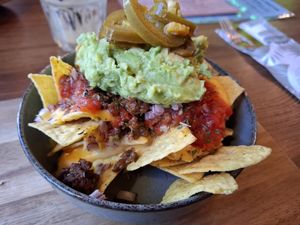 Loaded nachos at Happy Food and Health  in Rotterdam