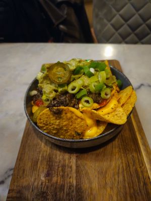 Loaded nacho's at Happy Food and Health  in Rotterdam