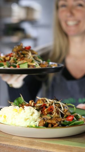 Turkish Rice dish. Full of flavors. Full of colors. Rainbow on a plate.  at Happy Food and Health  in Rotterdam