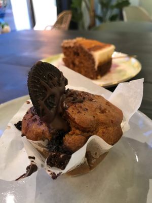 Oreo Chocolate Muffin (aka the best muffin you will ever eat) at Happy Food and Health  in Rotterdam