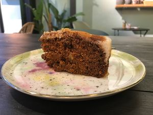 Carrot cake (Recommended!!) at Happy Food and Health  in Rotterdam