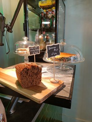 Fresh cakes choice of the day at Happy Food and Health  in Rotterdam