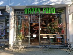 Front of the store at Happy Food and Health  in Rotterdam