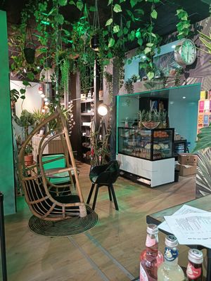 Cosy cocooning space at Happy Food and Health  in Rotterdam