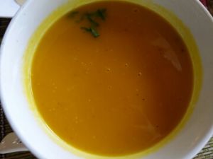 pumpkin soup at The Moon - Old Bagan in Bagan
