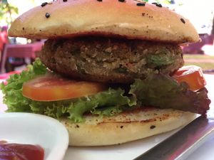 Burger  at The Moon - Old Bagan in Bagan