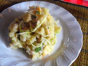 Potato salad at The Moon - Old Bagan in Bagan