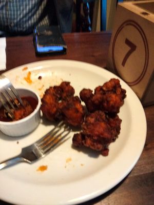 Buffalo cauliflower wings at The New Crown in South Shields