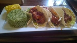 Buffalo cauliflower tacos I at The New Crown in South Shields